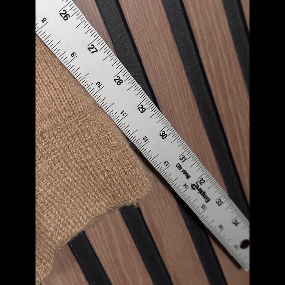 Alexander Wang Sweater Medium Women Beige Chunky Knit Alpaca Crotchet Turtleneck - Picture 5 of 8